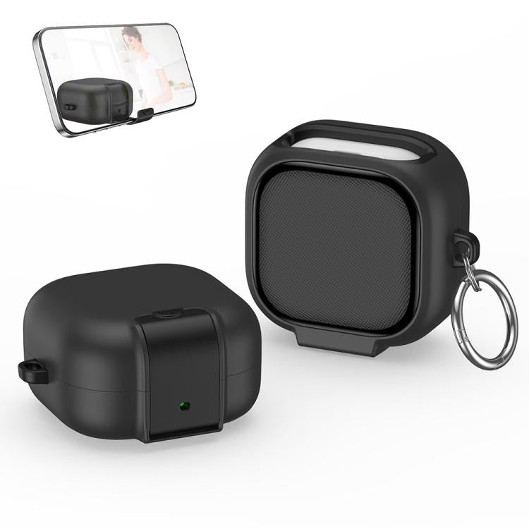 XDcase Armor Full-body Earphone Case with Hook & Security Lock, For Samsung Galaxy Buds4 / 4 Pro