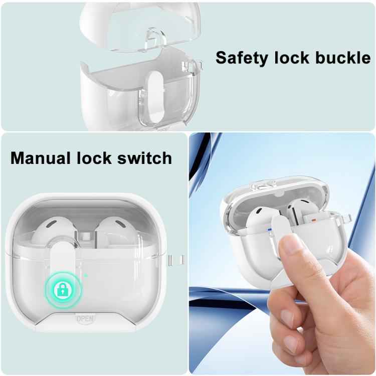 XDcase Starlink Series Magnetic Earphone Case with Holder & Security Lock, For Samsung Galaxy Buds3 / 3 Pro