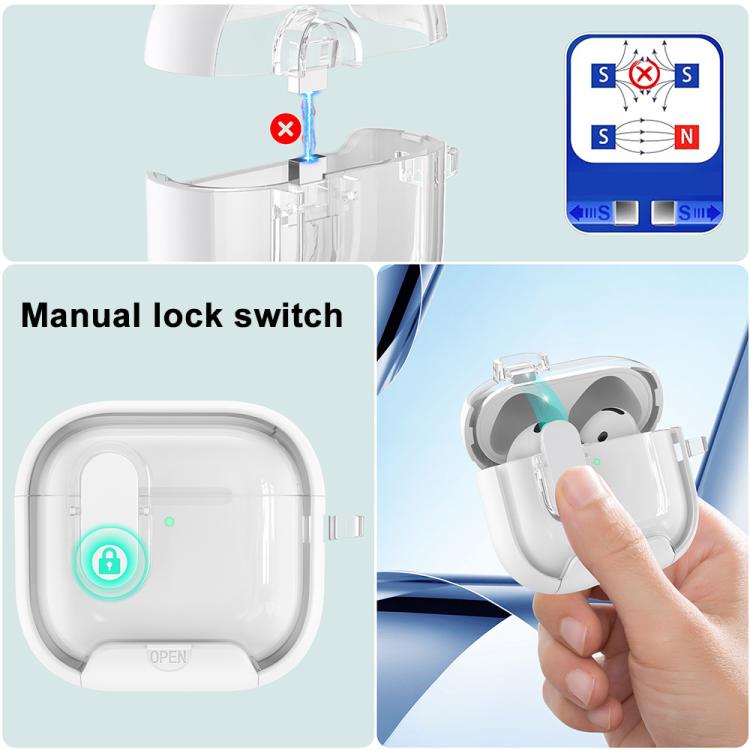 XDcase Starlink Series Magnetic Earphone Case with Holder & Security Lock, For AirPods Pro 3, For AirPods 4, For AirPods Pro 2 / 1