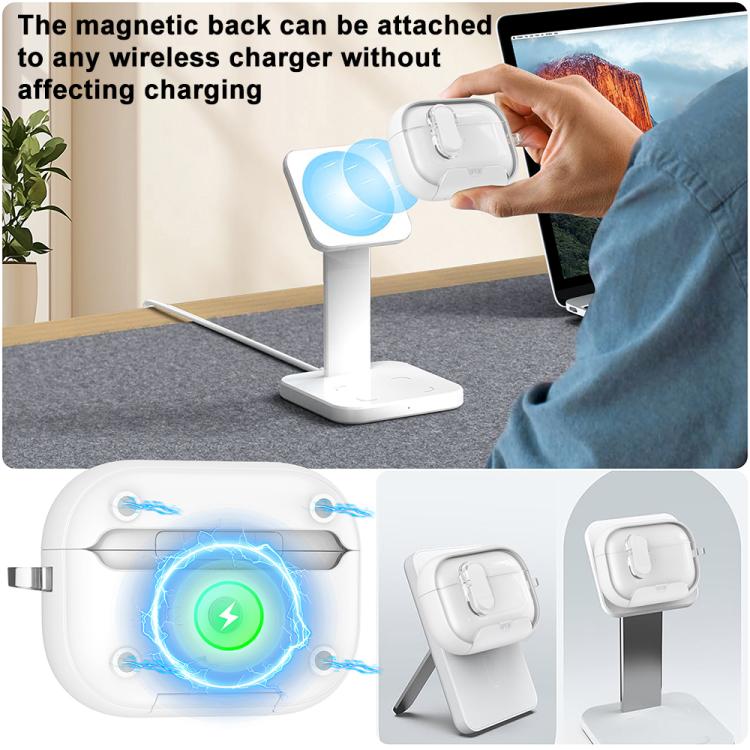 XDcase Starlink Series Magnetic Earphone Case with Holder & Security Lock, For AirPods Pro 3, For AirPods 4, For AirPods Pro 2 / 1