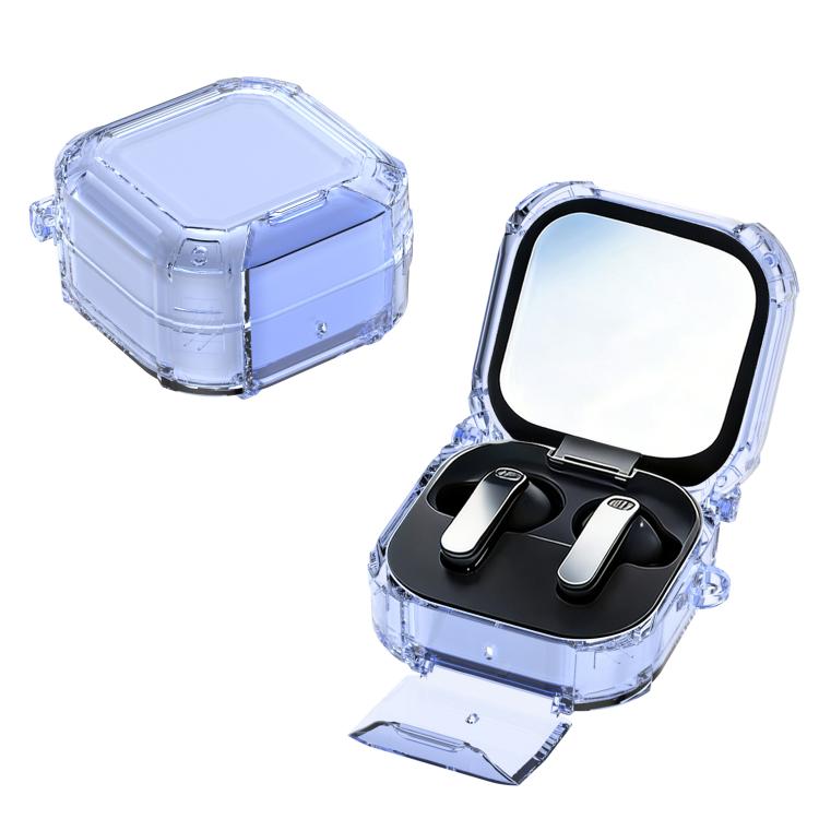 XDcase Crystal Switch Series Earphone Case with Carabiner & Holder, For Samsung Galaxy Buds4 / 4 Pro