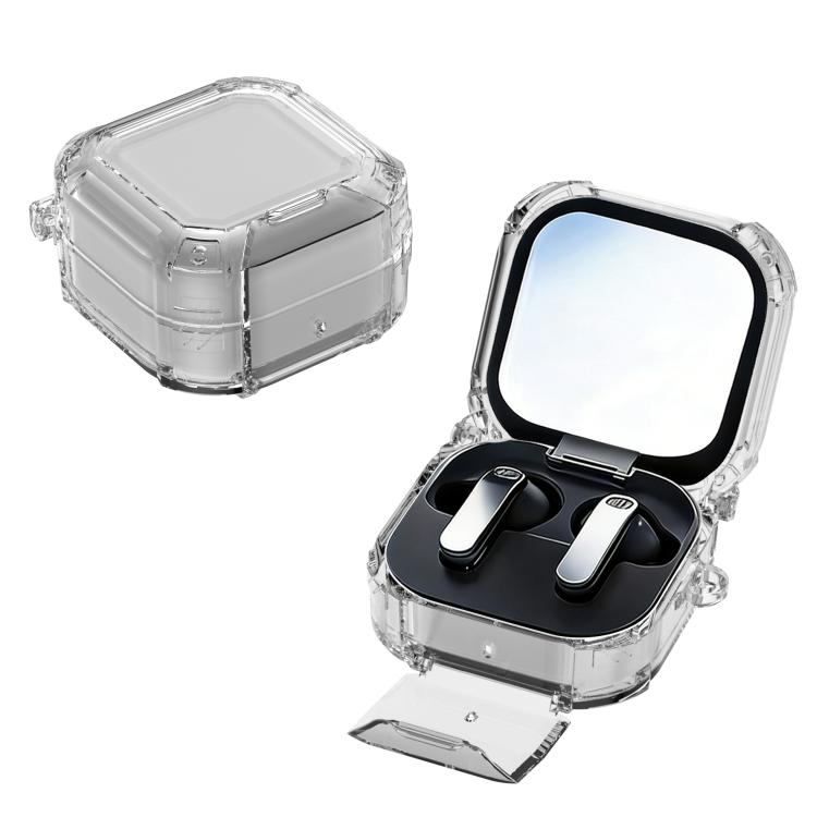XDcase Crystal Switch Series Earphone Case with Carabiner & Holder, For Samsung Galaxy Buds4 / 4 Pro