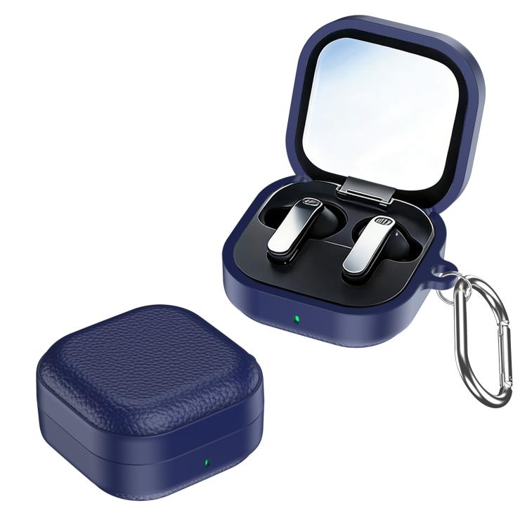 XDcase Lychee Texture TPU Hybrid PC Earphone Case with Hook, For Samsung Galaxy Buds4 / 4 Pro