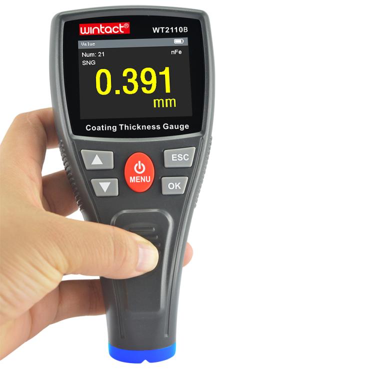 Wintact WT2110B Color Screen Display Coating Thickness Gauge, WT2110B