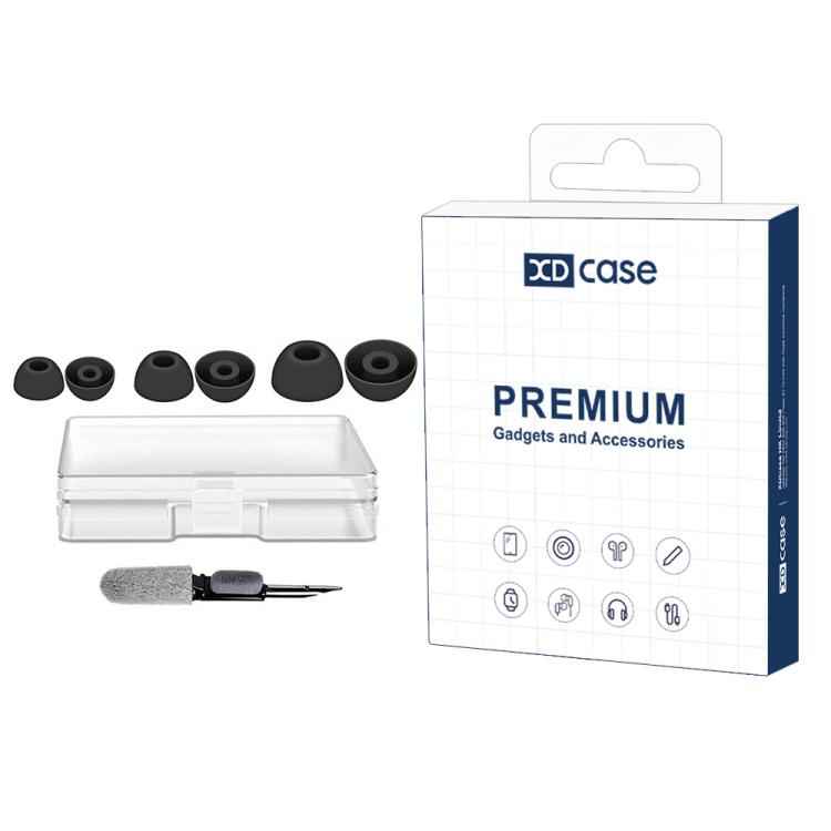XDcase 3 Pairs Replacement Silicone Ear Tips Kit, S/M/L Size, For Samsung Galaxy Buds2 Pro / Buds+