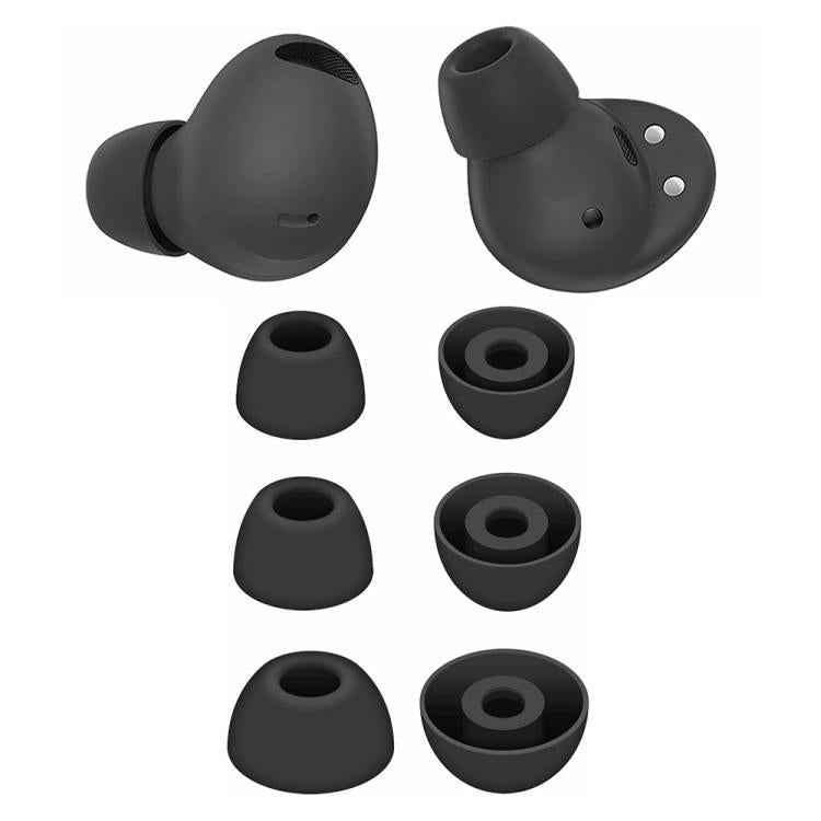 XDcase 3 Pairs Replacement Silicone Ear Tips Kit, S/M/L Size, For Samsung Galaxy Buds2 Pro / Buds+