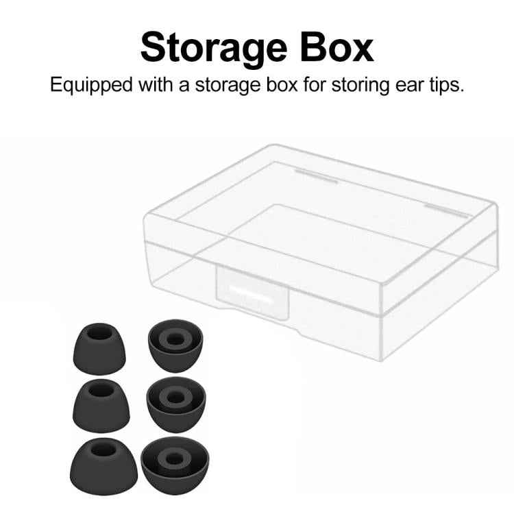 XDcase 3 Pairs Replacement Silicone Ear Tips Kit, S/M/L Size, For Samsung Galaxy Buds2 Pro / Buds+