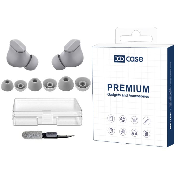 XDcase 3 Pairs Replacement Silicone Ear Tips Kit, S/M/L Size, For Beats Studio Buds