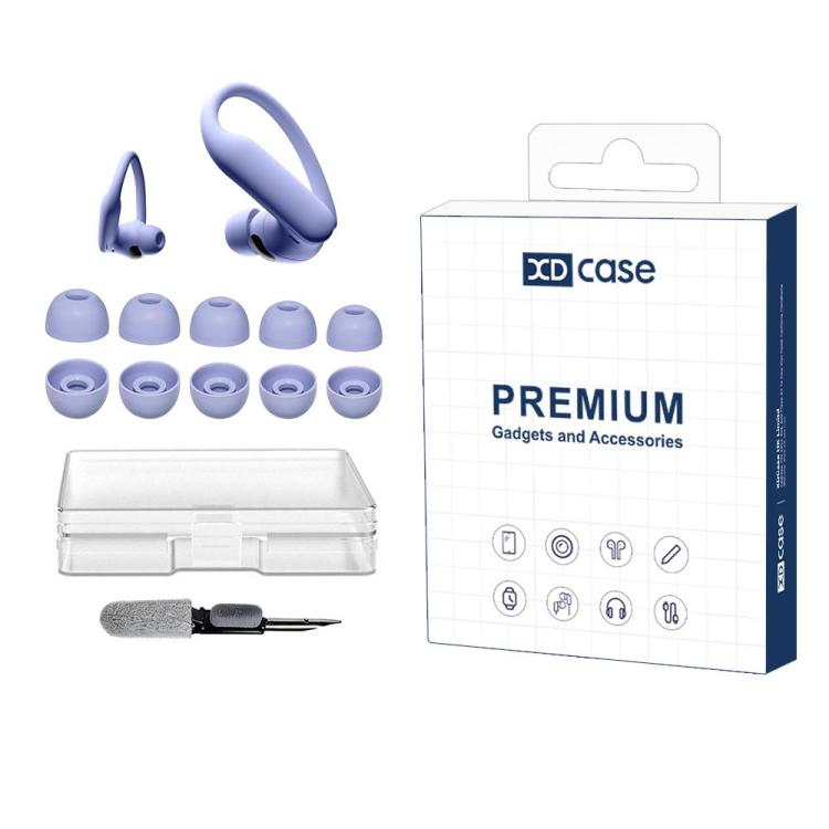 XDcase 5 Pairs Silicone Ear Tips Kit, XS/S/M/L/XL Size, For Beats Powerbeats Pro 2 / Fit / Studio Buds