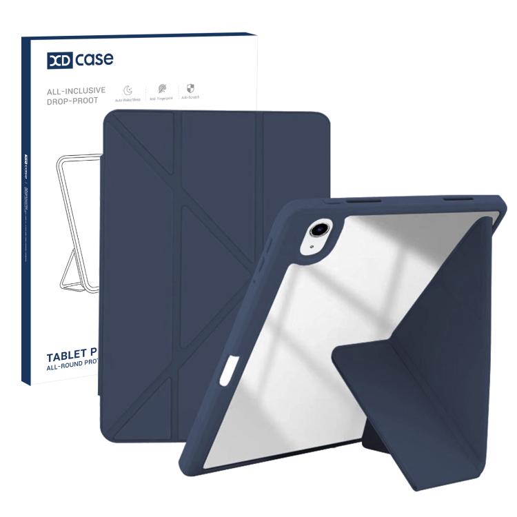 XDcase Rice Grain Texture Y-fold Holder Smart Tablet Leather Case with Pen Slot, For iPad Air 11 inch 2026 / 2025 / 2024, For iPad 2025 / 2022, For iPad Pro 11 inch 2022 / 2021 / 2020