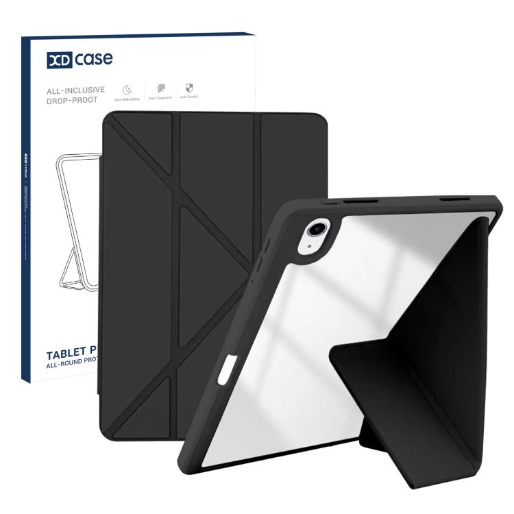 XDcase Rice Grain Texture Y-fold Holder Smart Tablet Leather Case with Pen Slot, For iPad Air 11 inch 2026 / 2025 / 2024, For iPad 2025 / 2022, For iPad Pro 11 inch 2022 / 2021 / 2020