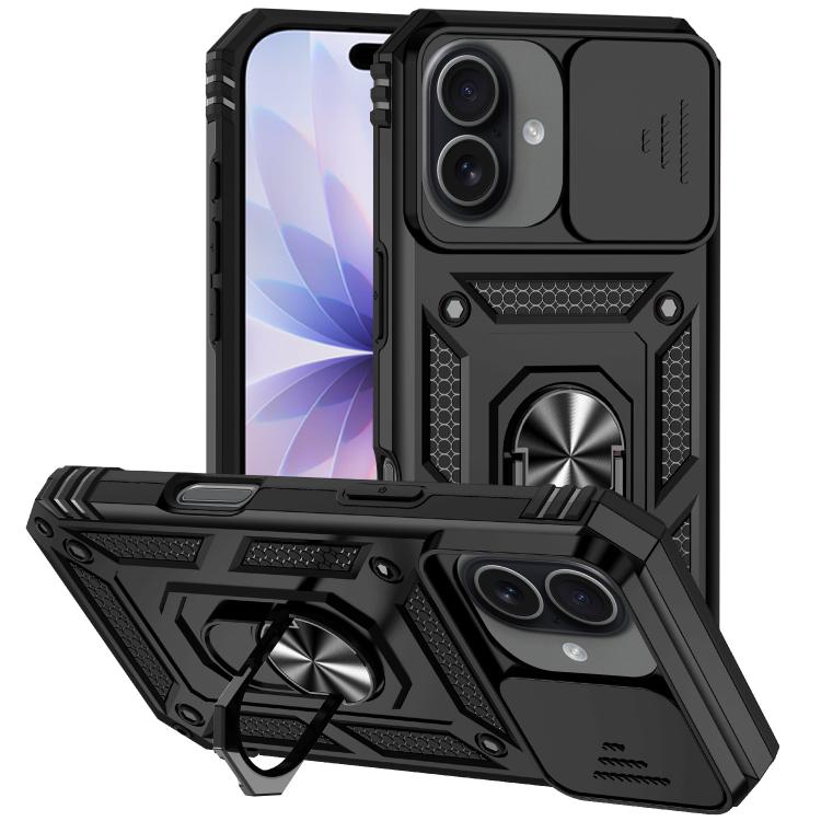 XDcase Sliding Camshield Ring Holder Magnetic Phone Case, For iPhone 18 Pro / 17 Pro, For iPhone 18 Pro Max / 17 Pro Max, For iPhone 17, For iPhone Air