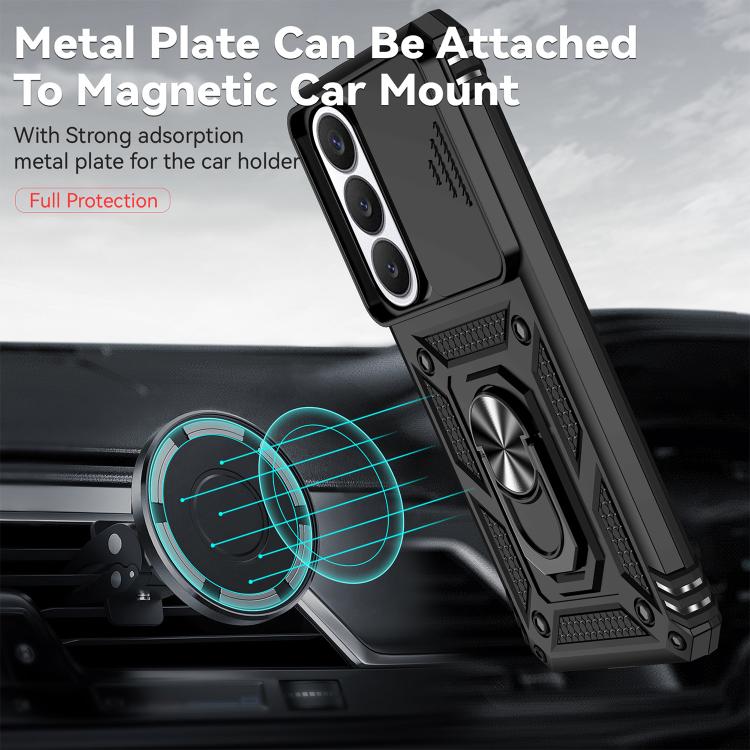 XDcase Sliding Camshield Ring Holder Magnetic Phone Case, For Samsung Galaxy S26+ 5G, For Samsung Galaxy S26 Ultra 5G, For Samsung Galaxy S26 5G