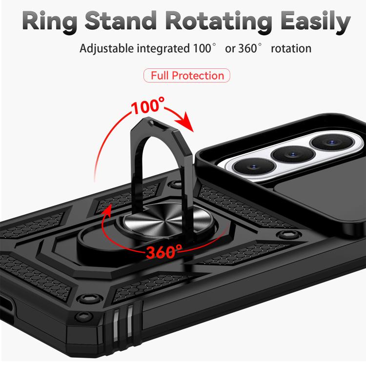 XDcase Sliding Camshield Ring Holder Magnetic Phone Case, For Samsung Galaxy S26+ 5G, For Samsung Galaxy S26 Ultra 5G, For Samsung Galaxy S26 5G