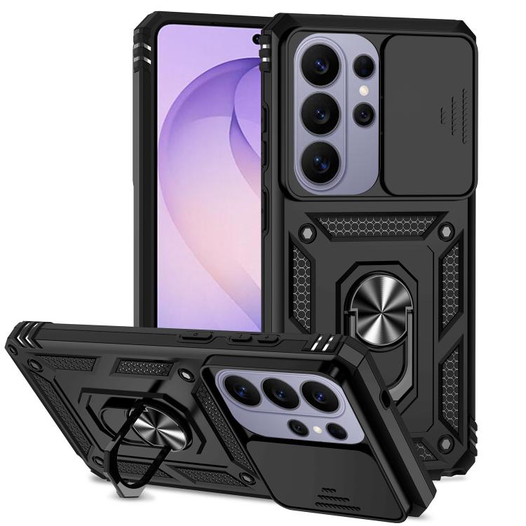 XDcase Sliding Camshield Ring Holder Magnetic Phone Case, For Samsung Galaxy S26+ 5G, For Samsung Galaxy S26 Ultra 5G, For Samsung Galaxy S26 5G