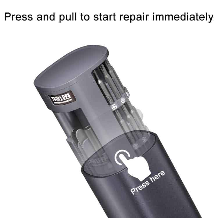 78 in 1 Precision Electric Screwdriver Kit with 5 Torque Levels / 4 LED Lights, 78 in 1