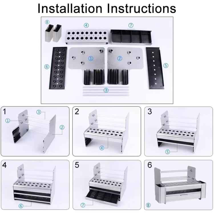 Screwdriver Component Storage Organizer