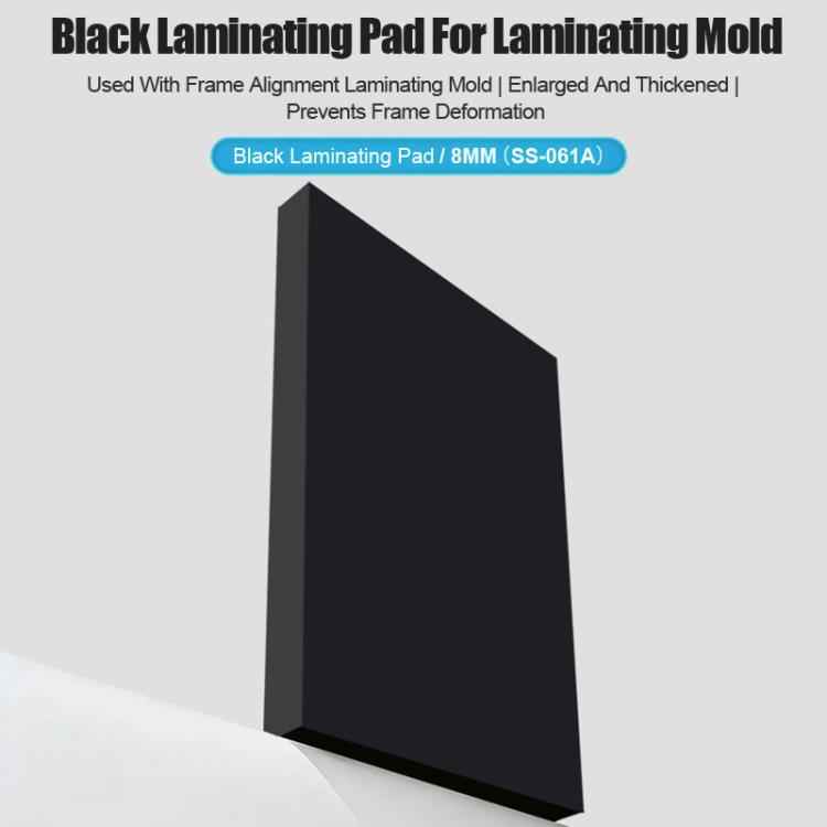 Sunshine 8mm Black Laminating Pad for Sunshine SS-061A Laminating Mold