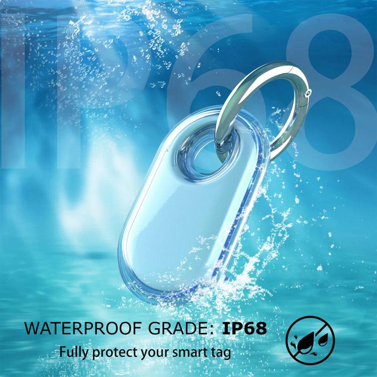 XDcase 4pcs Full-Coverage Waterproof TPU Protective Case with Keychain, 4PCS (Transparent Black Pink Blue), 4PCS (Transparent Black Purple Green)