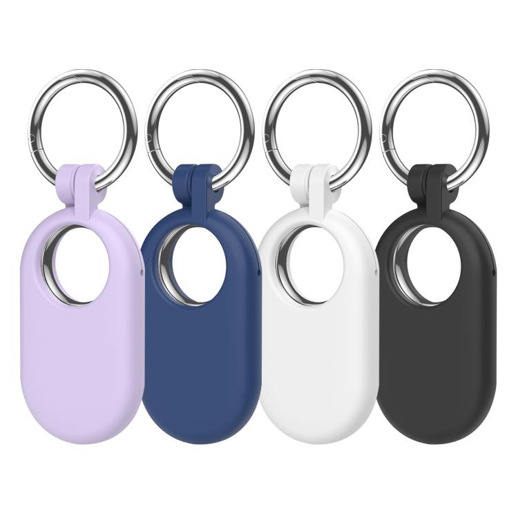 XDcase 4pcs Full-Coverage Silicone Protective Case with Keychain, 4PCS (Black White Green Pink), 4PCS (Black White Purple Blue)