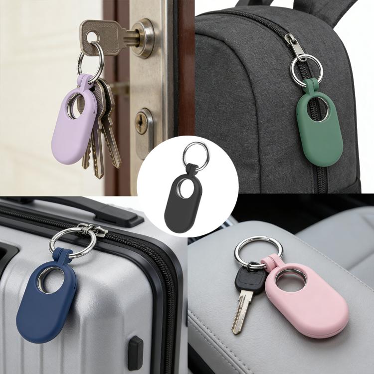 XDcase 4pcs Full-Coverage Silicone Protective Case with Keychain, 4PCS (Black White Green Pink), 4PCS (Black White Purple Blue)