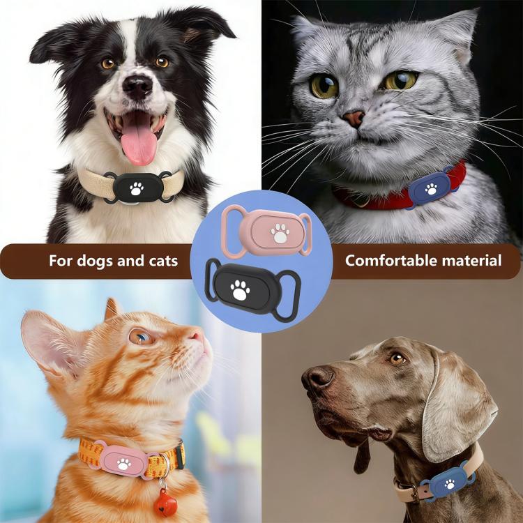 XDcase Pet Cat Paw Waterproof Silicone Protective Case, 1PC (Pink), 1PC (Black), 1PC (Blue)