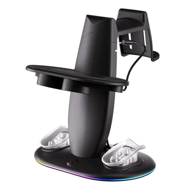 WG68 RGB Lighting VR Fast Charging Display Stand, US Plug, For Meta Quest 2 / 3 / 3S
