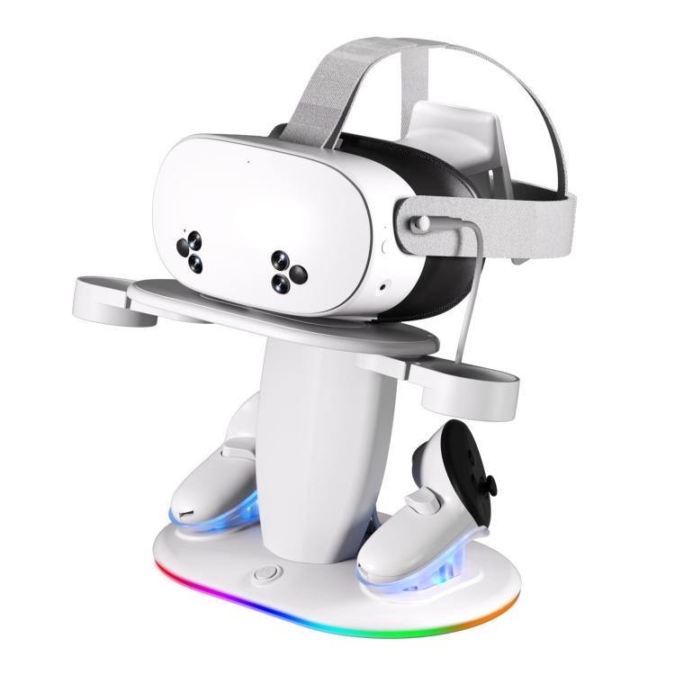 WG68 RGB Lighting VR Fast Charging Display Stand, US Plug, For Meta Quest 2 / 3 / 3S
