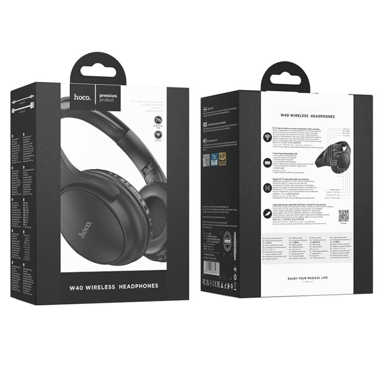 hoco W40 Mighty Bluetooth Over-Ear Headphones, W40