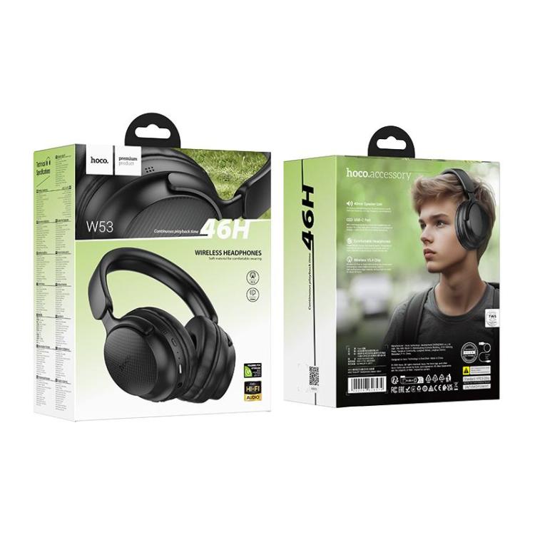 hoco W53 Tone Bluetooth Over-Ear Headphones, W53