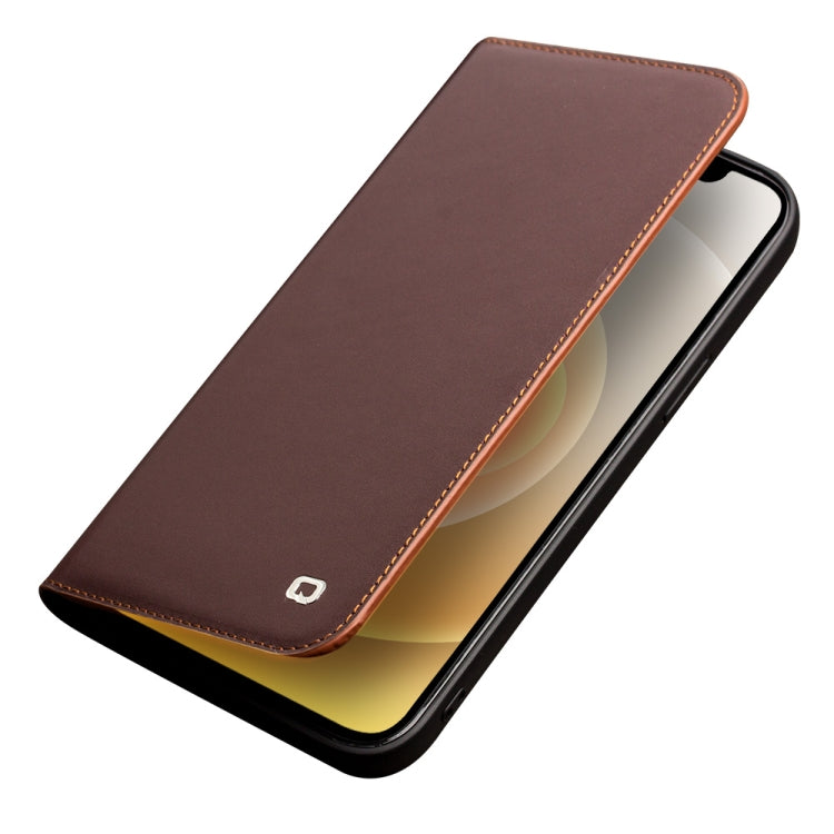 QIALINO Business Horizontal Flip Leather Case with Holder & Card Slots & Wallet, For iPhone 12 mini, For iPhone 12 / 12 Pro, For iPhone 12 Pro Max
