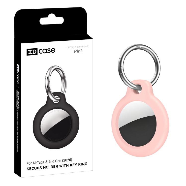 XDcase Solid Color Hard PC Protective Case with Key Ring, 1PC (Black), 1PC (White), 1PC (Rose Red), 1PC (Blue), 1PC (Pink), 1PC (Army Green)