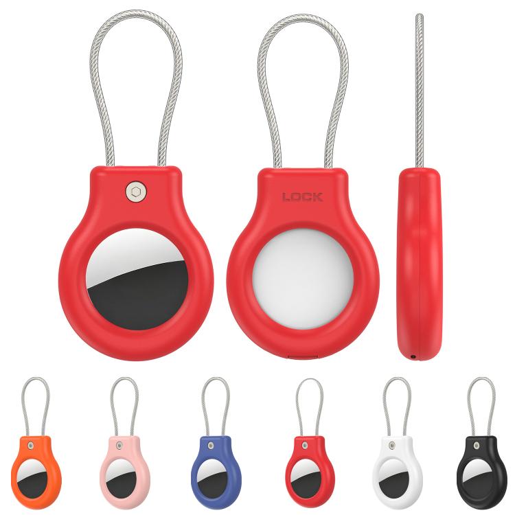 XDcase Hollow PC Protective Case with Security Lock & Metal Strap, 1PC (Black), 1PC (White), 1PC (Red), 1PC (Blue), 1PC (Pink), 1PC (Orange)