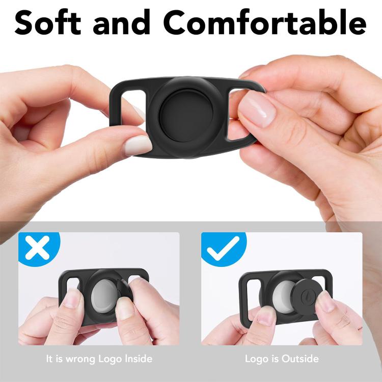 XDcase Pet Collar Design Waterproof Silicone Protective Case, 1PC (Black), 1PC (White), 1PC (Blue), 1PC (Pink), 1PC (Red), 1PC (Mint Green), 1PC Purple), 1PC (Yellow)