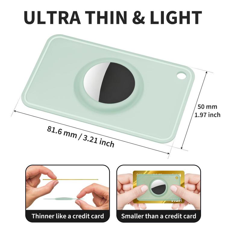 XDcase Ultra-Thin Wallet Card Design TPU Protective Case, For AirTag 2nd Gen / 1st Gen