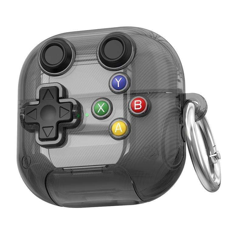 XDcase Transparent Retro Game Console Design Earbuds Case with Holder & Stress Relief Button, For Huawei FreeClip 2