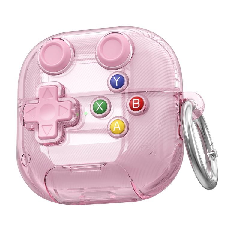 XDcase Transparent Retro Game Console Design Earbuds Case with Holder & Stress Relief Button, For Huawei FreeClip 2