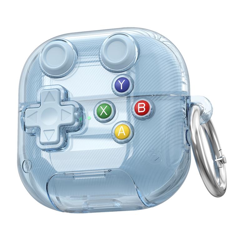 XDcase Transparent Retro Game Console Design Earbuds Case with Holder & Stress Relief Button, For Huawei FreeClip 2