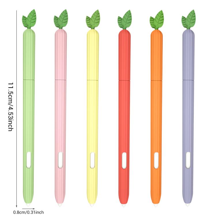 XDcase Fruit & Veggie Anti-Slip Silicone Stylus Pen Sleeve, For Samsung Tab S6 Lite S Pen