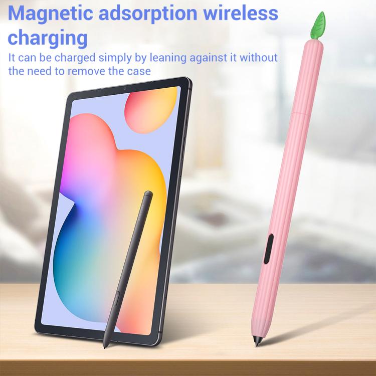 XDcase Fruit & Veggie Anti-Slip Silicone Stylus Pen Sleeve, For Samsung Tab S6 Lite S Pen