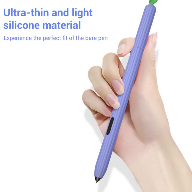 XDcase Fruit & Veggie Anti-Slip Silicone Stylus Pen Sleeve, For Samsung Tab S6 Lite S Pen