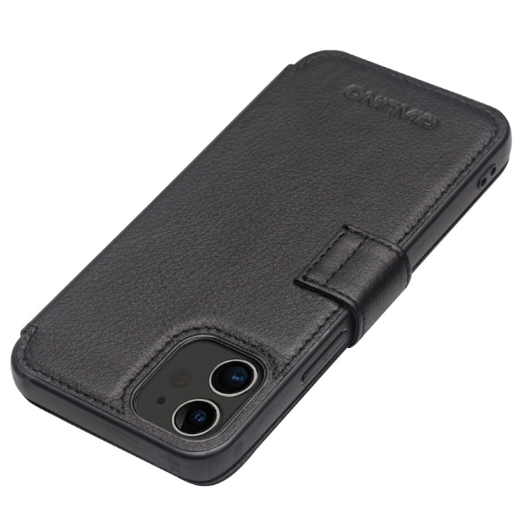 QIALINO Business Magnetic Horizontal Flip Leather Case with Card Slots & Wallet, For iPhone 12 mini, For iPhone 12 / 12 Pro
