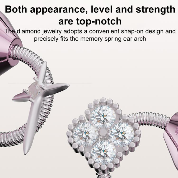 D MOOSTER D96 OWS Spring Earclip Design ENC Bluetooth Earphones