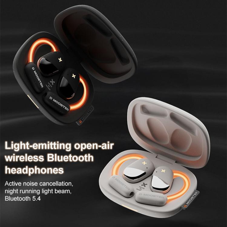 D MOOSTER D71 Warm Light OWS Clip On Wireless Bluetooth Earphones