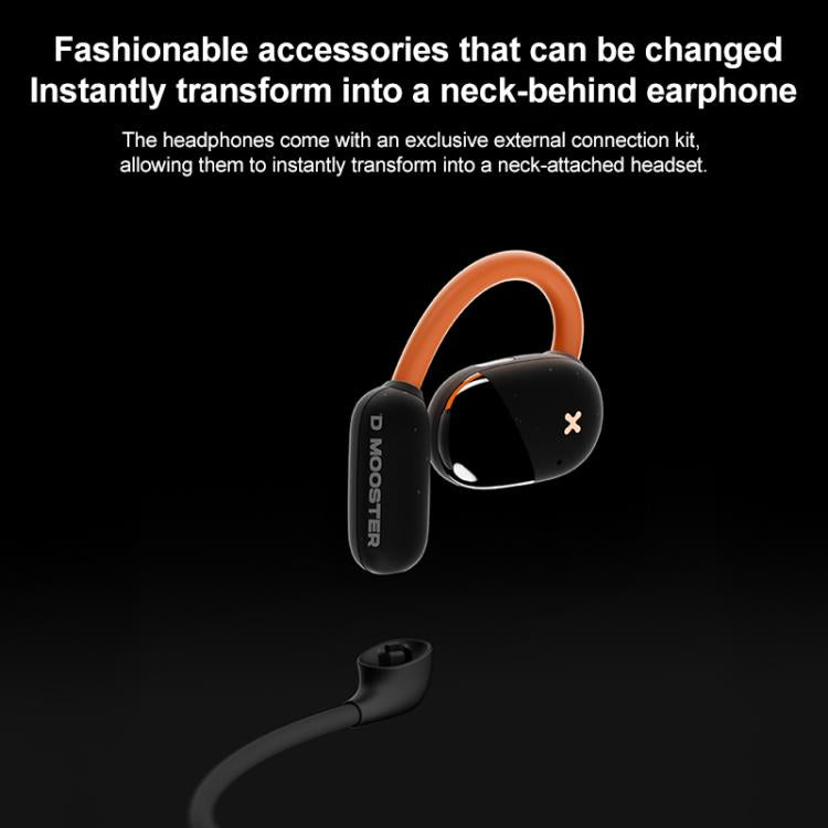 D MOOSTER D71 Warm Light OWS Clip On Wireless Bluetooth Earphones
