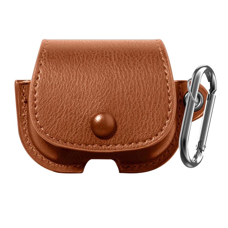XDcase Backpack Style PU Leather Earphone Protective Case with Carabiner, For AirPods Pro 3, For AirPods 4, For AirPods Pro 2 / 1