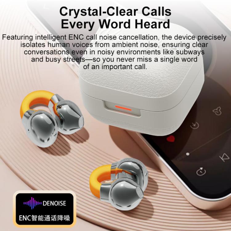 D MOOSTER D89 Clip-On Smart AI Wireless Bluetooth Earphones