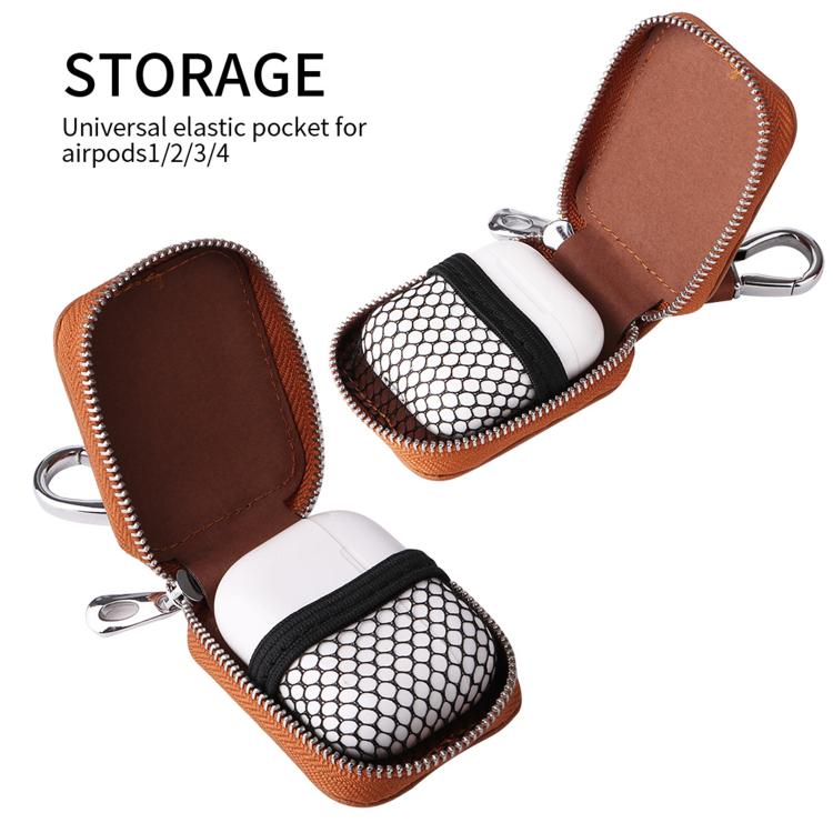 XDcase Universal PU Leather Earphone Protective Case with Hook