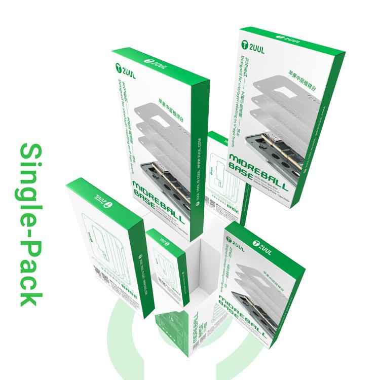 2uul BH40 Middle Layer BGA Reballing Stencil Platform Set for iPhone 17 Series, 2uul BH40