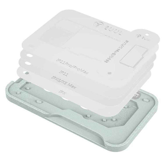 2uul BH41 Middle Layer BGA Reballing Stencil Platform Set for iPhone X-11 Series, 2uul BH41